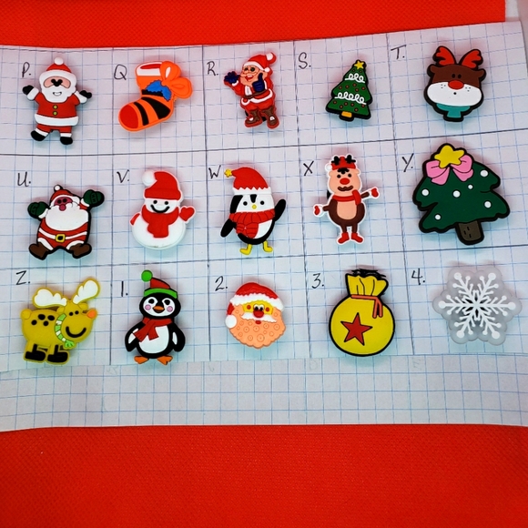 🎅🤶 Christmas Shoe Charms - 38 Pcs - Picture 7 of 9